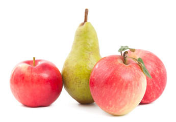 pear and apple