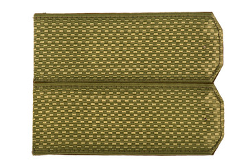 green shoulder strap