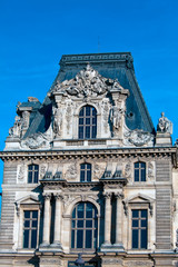 Fototapeta na wymiar Pavillon Mollien of The Louvre Palace, Paris, France
