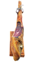 serrano ham in a jamonera