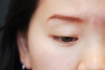 Obraz premium Glazed eyes