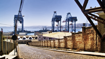 Street to the docks
