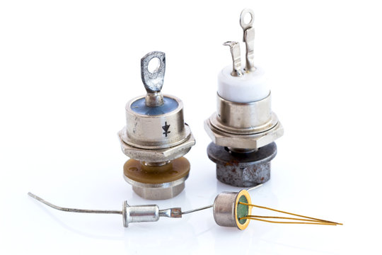 big and small thyristors and diodes