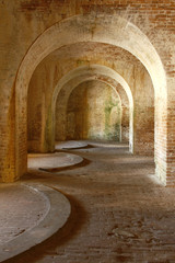 Arches of a 18 Century Military Fort