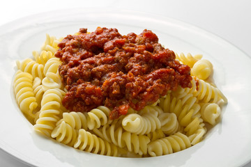 pasta with bolognese sauce