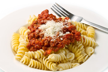 pasta with bolognese sauce
