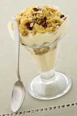 healthy and delicious parfait