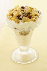 healthy and delicious parfait
