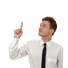 Handsome young man portrait