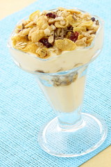healthy and delicious parfait