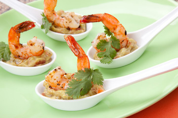 Spicy Shrimps Guacamole