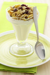 healthy and delicious parfait