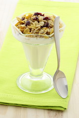 healthy and delicious parfait