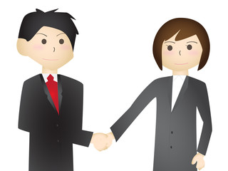 握手するビジネスマン