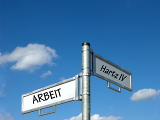 Obraz premium Arbeit - Hartz IV