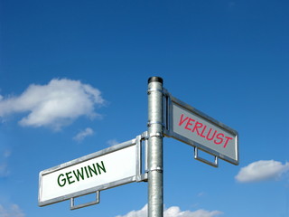 Gewinn - Verlust