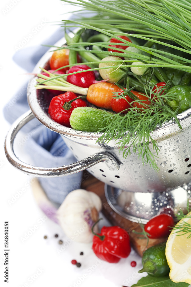 Wall mural Fresh vegetables