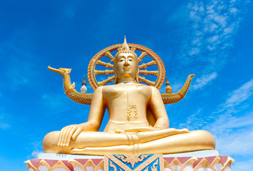 Statue of Buddha in Thailand, island Koh Samui