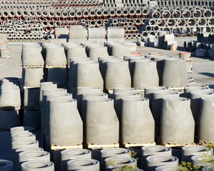 cylindres en béton