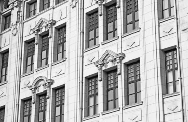 classic  building windows