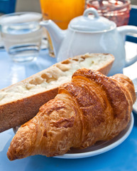 coffee and croissants