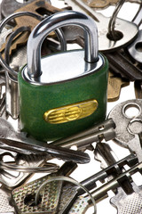 padlock with key macro