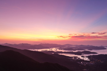 Fototapeta premium Sai Kung at morning, Hong Kong