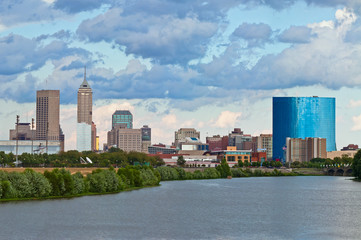Fototapeta na wymiar Indianapolis skyline.