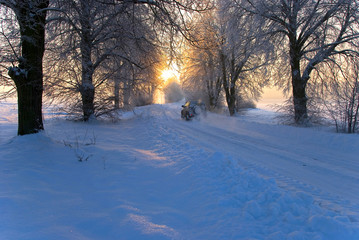 winter road - 34850626