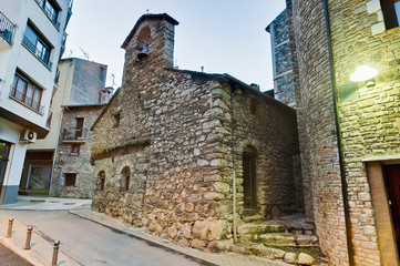 Sant Miquel de la Mosquera at Encamp, Andorra - obrazy, fototapety, plakaty
