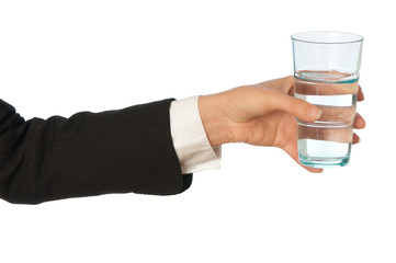 glass with water