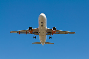 Airplane landing