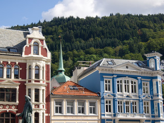 Häuser in Bergen
