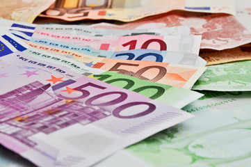Geldscheine Euros