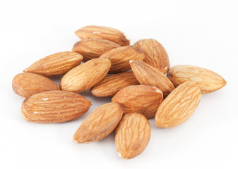 Pile of almonds