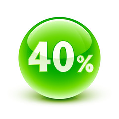 icône 40% / 40% icon