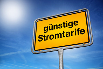 Obraz premium günstige Stromtarife