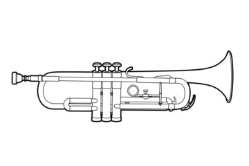 Outline trumpet