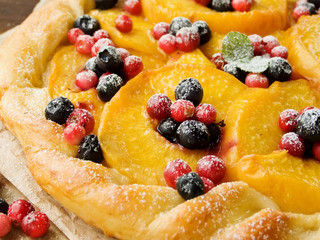 Peach tart
