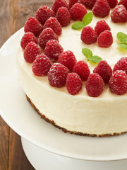 Raspberry cheesecake