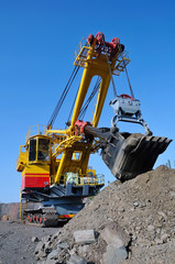 crawler-mounted excavator