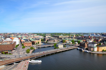 Fototapeta premium Stockholm, Sweden - aerial view