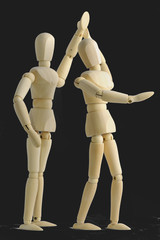 Wooden Figure (Dancing)