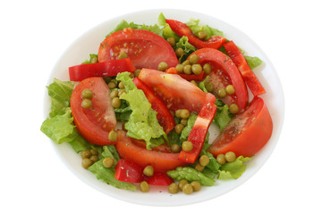 Salad with pea