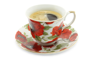 Cup of black coffee