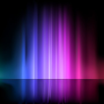 Colored Light Fountain - Abstract Background Illustration
