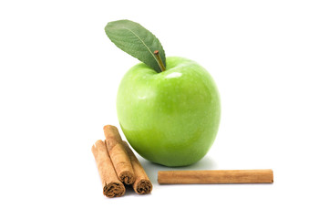 Apple and cinnamon