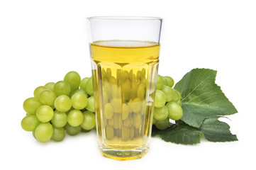 Glass of grape juice