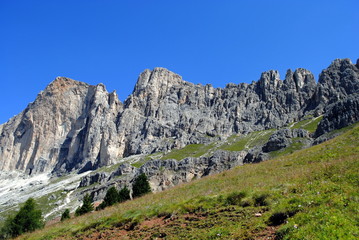 Fototapeta na wymiar Panorama Dolomity Trentino Alto Adige