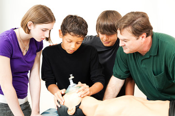 Heath Education - Oxygen Mask CPR